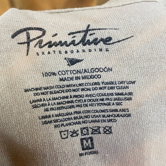 Primitive Skateboarding Rustic Graphic Pocket T-Shirt Men’s Medium Short Sleeve - Picture 8 of 8